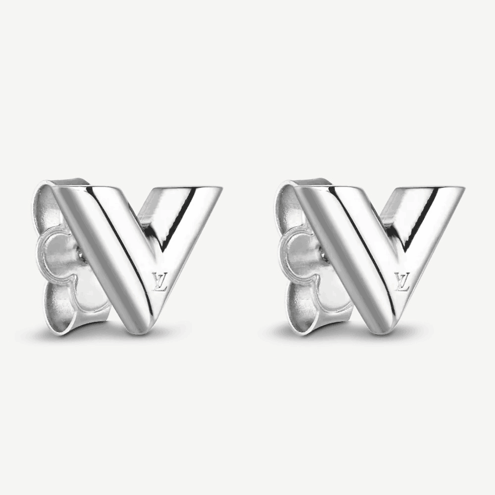 【Louis Vuitton】ESSENTIAL エッセンシャル V スタッズ ピアス